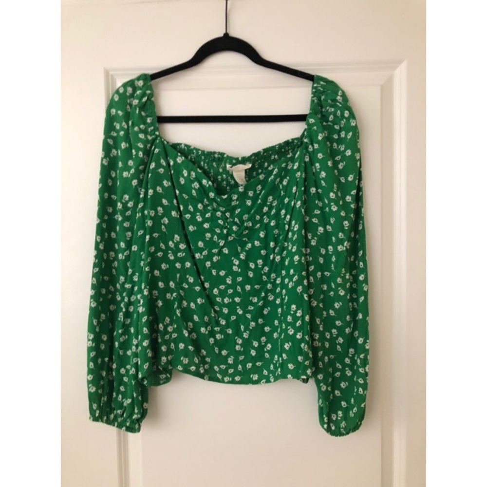 Smocked Long Sleeve Top